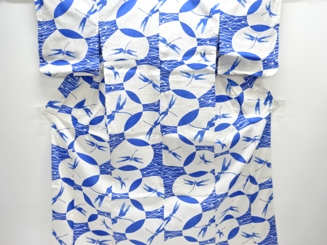 JAPANESE KIMONO / YUKATA / COTTON / DRAGONFLY